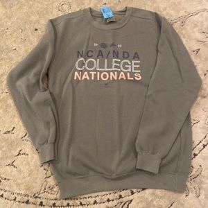 NCA/NDA 2022 College Nationals Crew Neck  Sweatshirt *NEW WITH TAGS*